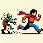 8-Bit Zombies, a text adventure game