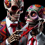 Murders de los Muertos, a text adventure game