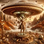 Steampunk Aliens, a text adventure game