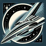 Retro Futurism Space Artist