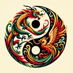 龙凤纹样图案生成器Dragon and Phoenix Pattern Generator