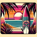 Vintage Surf Art Creator